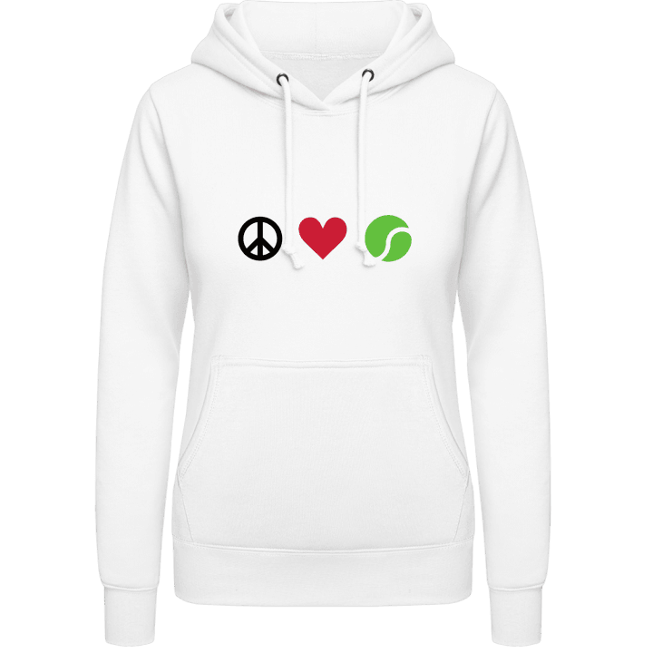 Peace Love Tennis Vrouwen Hoodie contain pic