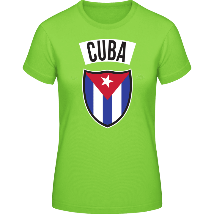 Cuba Shield T-skjorte for kvinner contain pic