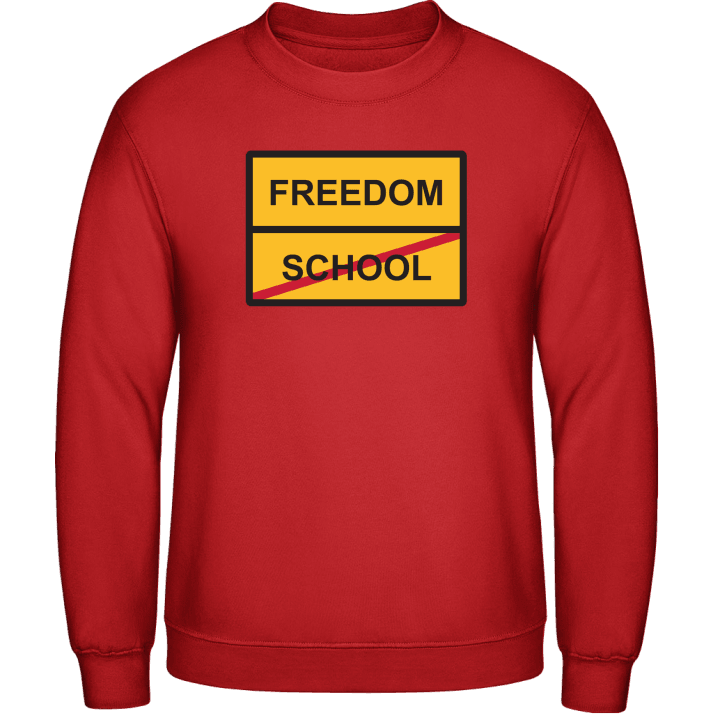 Freedom vs School Sudadera contain pic
