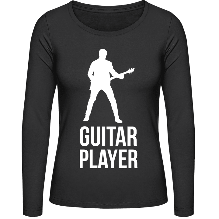 Guitar Player Langermet skjorte for kvinner contain pic