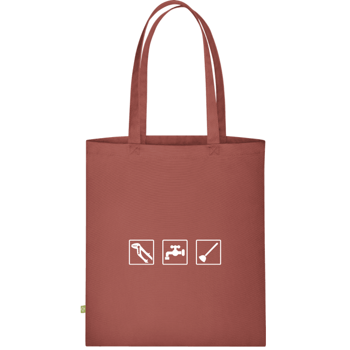 Klempner Illustration Stofftasche contain pic