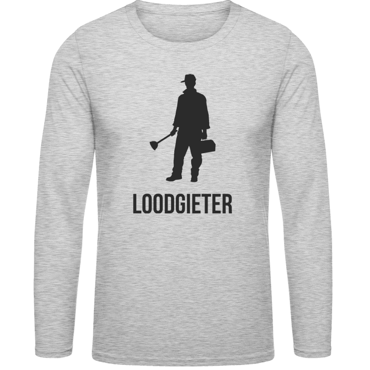 Loodgieter Silhouette Langarmshirt contain pic