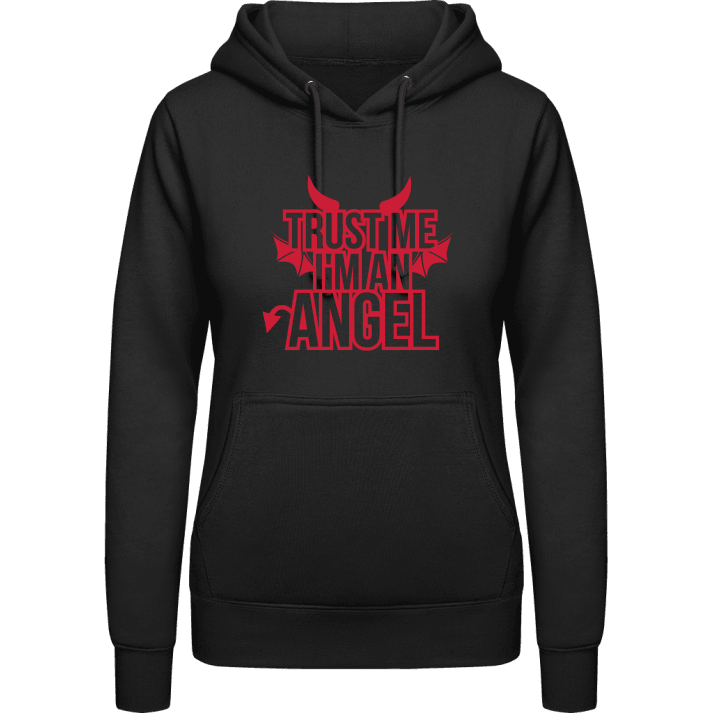 Trust Me I'm An Angel Sudadera con capucha para mujer contain pic