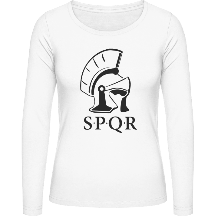 SPQR Römischer Helm Frauen Langarmshirt 0 image
