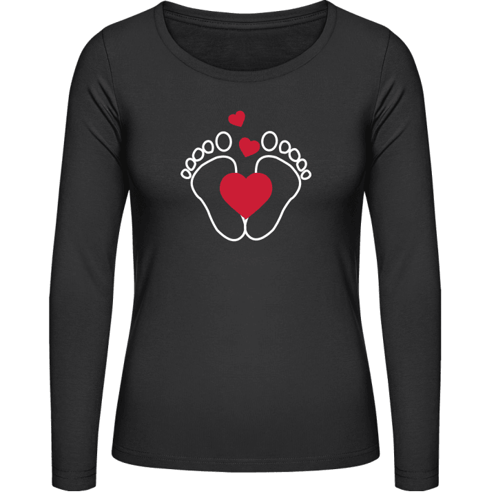 Baby Footprints Camicia donna a maniche lunghe 0 image