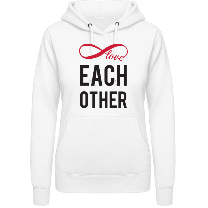 Love Each Other Sudadera con capucha para mujer contain pic