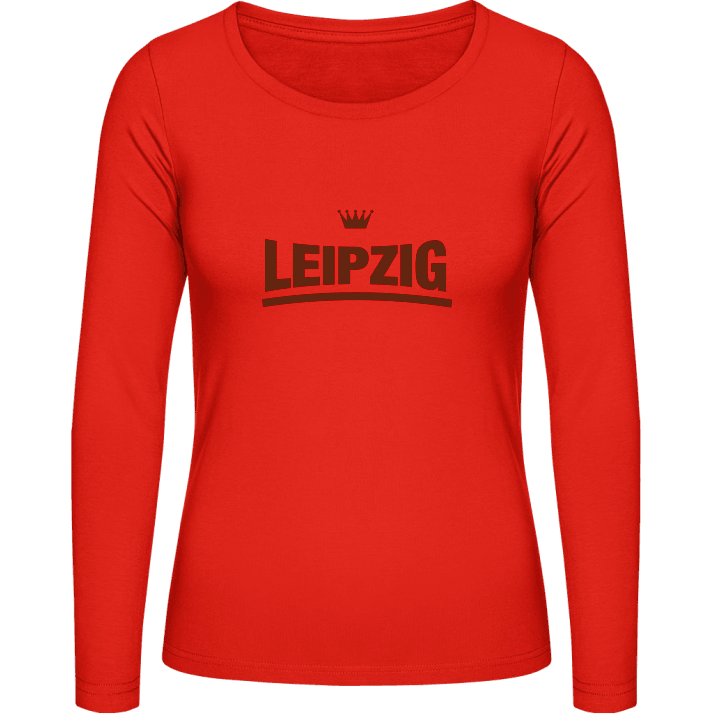 Leipzig City Langermet skjorte for kvinner contain pic