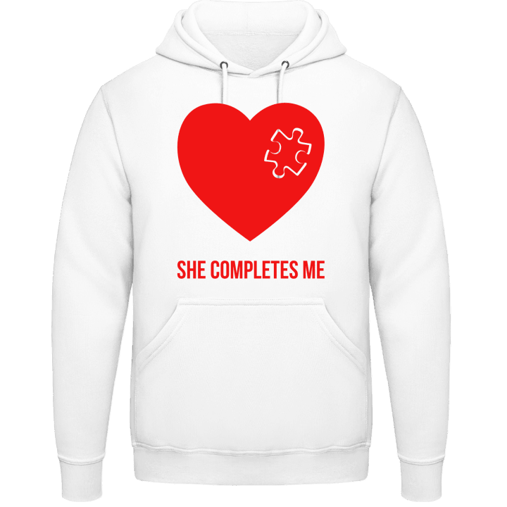 She Completes Me Hoodie contain pic