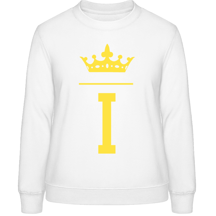 I Initial Crown Frauen Sweatshirt 0 image