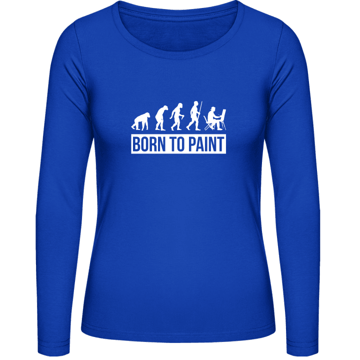 Born To Paint Evolution Frauen Langarmshirt 0 image