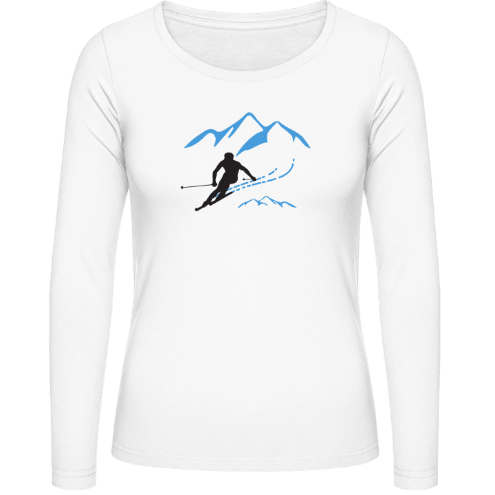 Ski Alpin Kvinnor långärmad skjorta contain pic