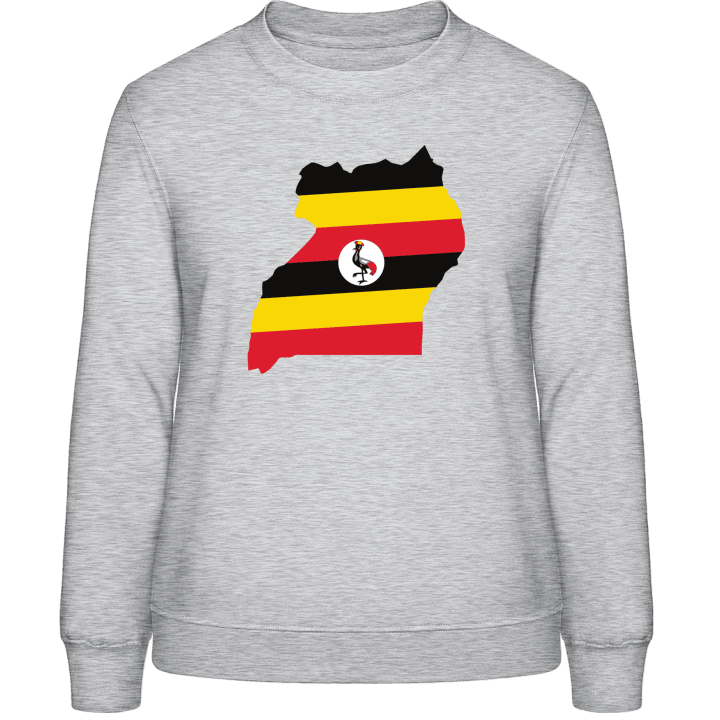 Uganda Map Sweatshirt för kvinnor contain pic