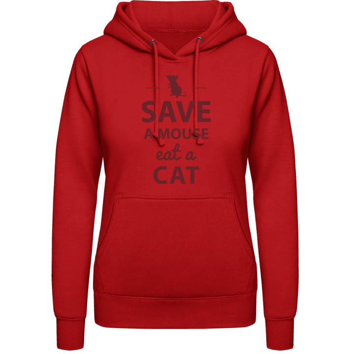Save A Mouse Eat A Cat Sudadera con capucha para mujer 0 image