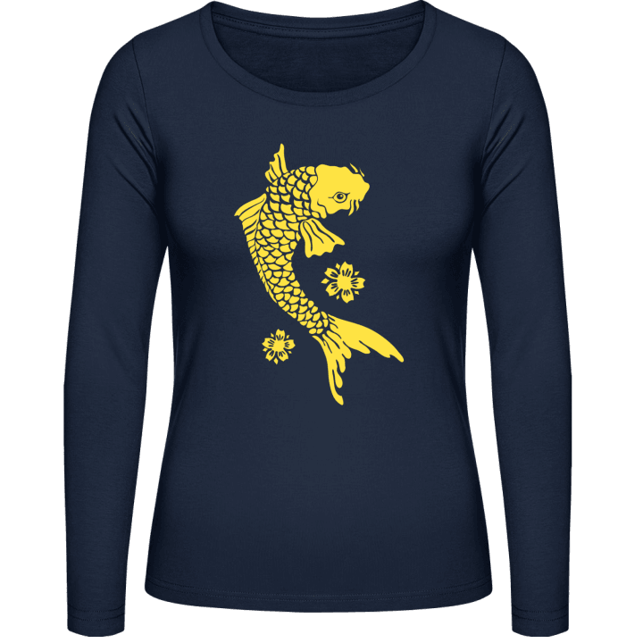 Koi Fish Langærmet skjorte til kvinder 0 image
