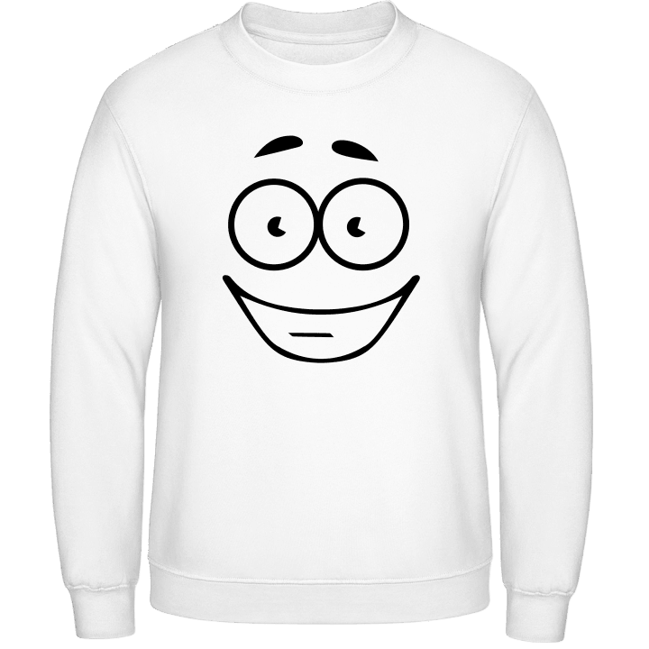 Happy Face Character Sweatshirt contain pic