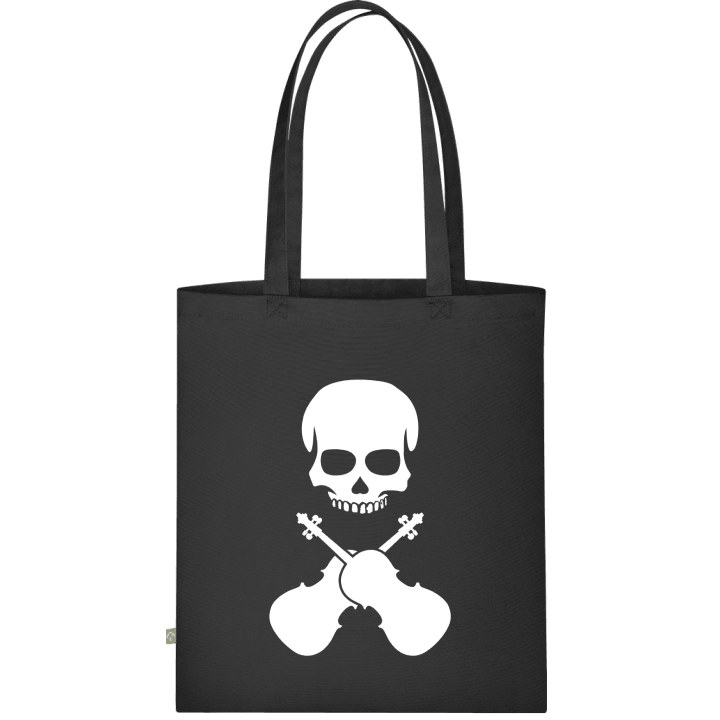 Violinist Skull Crossed Violins Stofftasche contain pic