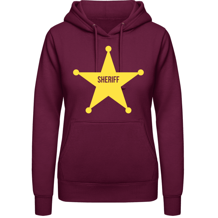 Sheriff Star Vrouwen Hoodie contain pic