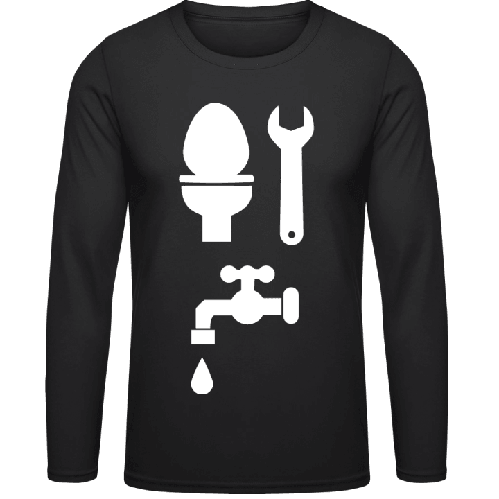 Plumber's World T-shirt à manches longues contain pic