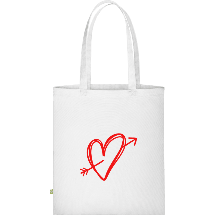 Heart With Arrow Stofftasche contain pic