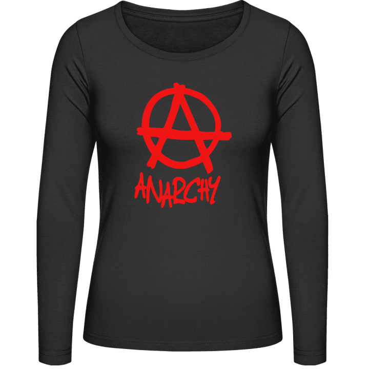 Anarchy Symbol Camisa de manga larga para mujer contain pic