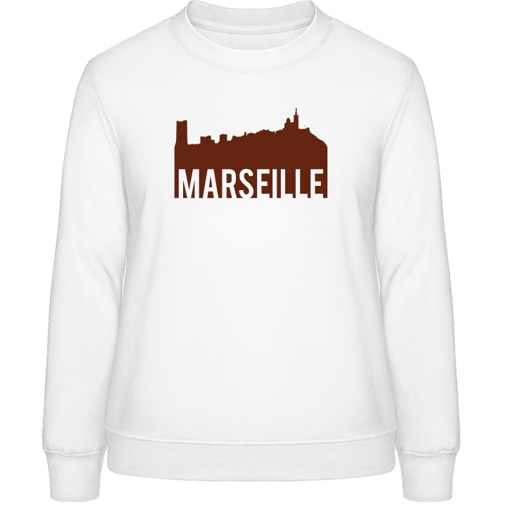 Marseille Skyline Sweatshirt för kvinnor contain pic