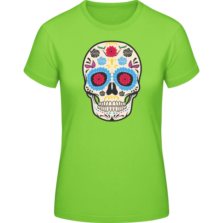 Mexican Skull T-skjorte for kvinner 0 image