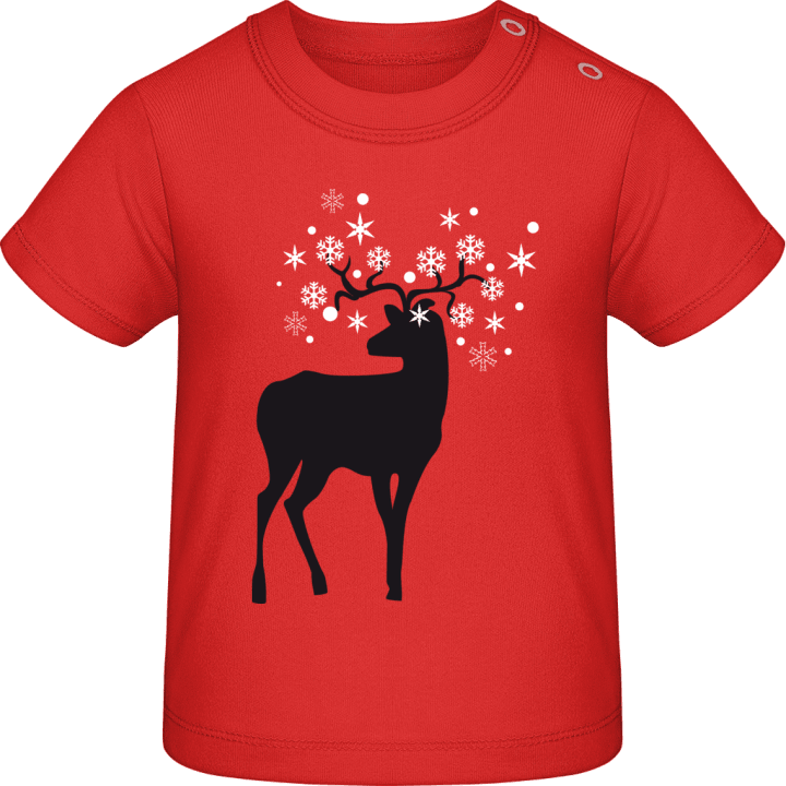 Deer Antlers Snowflake Camiseta de bebé 0 image