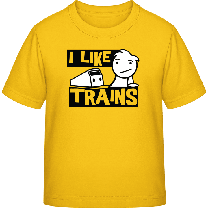 I Like Trains T-shirt för barn 0 image