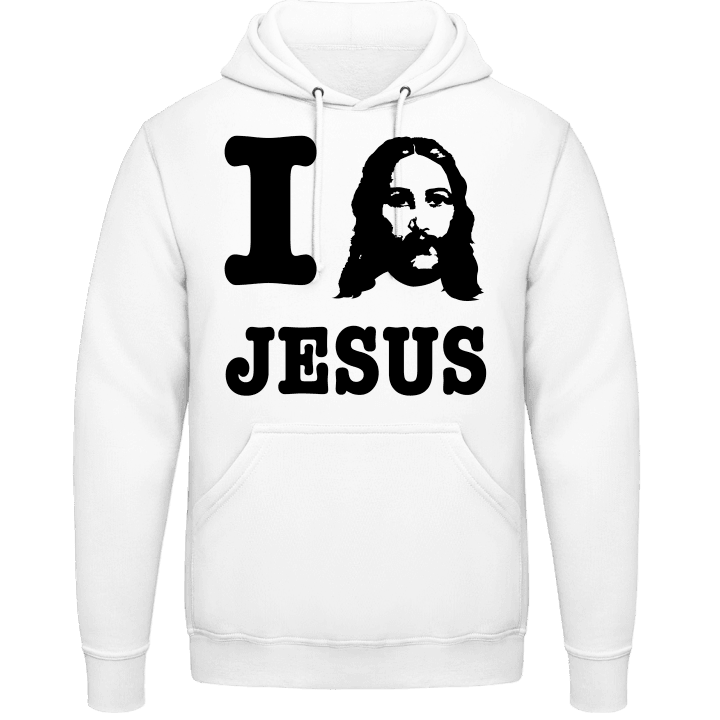 I Love Jesus Sudadera con capucha contain pic