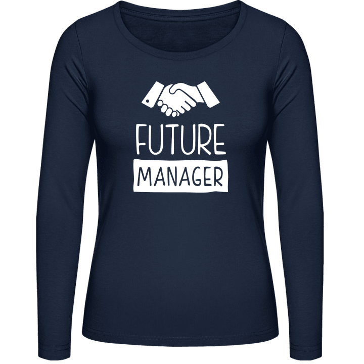 Future Manager Frauen Langarmshirt contain pic