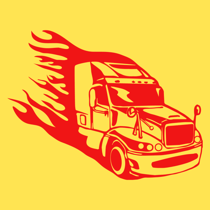 Truck On Fire Huvtröja 0 image
