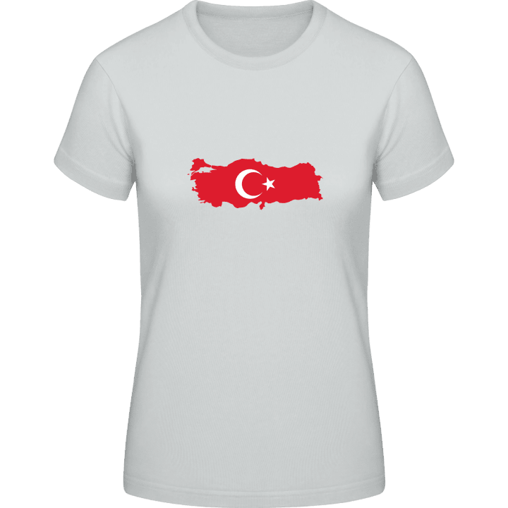 Turkey Map T-skjorte for kvinner contain pic