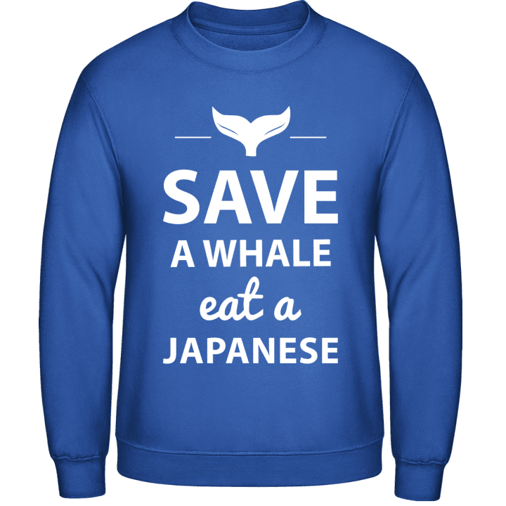 Save A Whale Eat A Japanese Sweatshirt contain pic