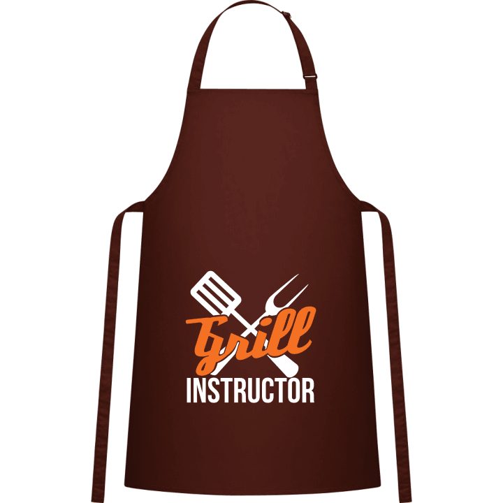 Grill Instructor Crossed Delantal de cocina contain pic