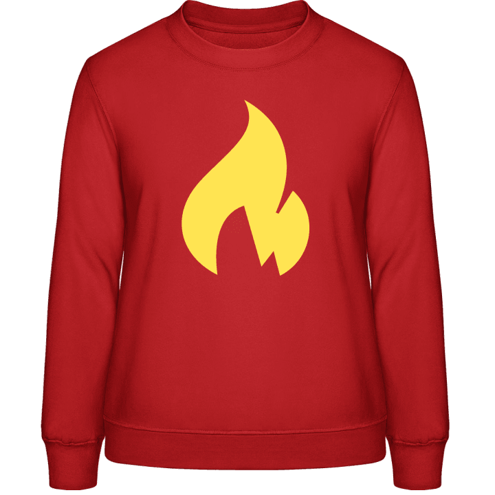 Flamme Frauen Sweatshirt contain pic