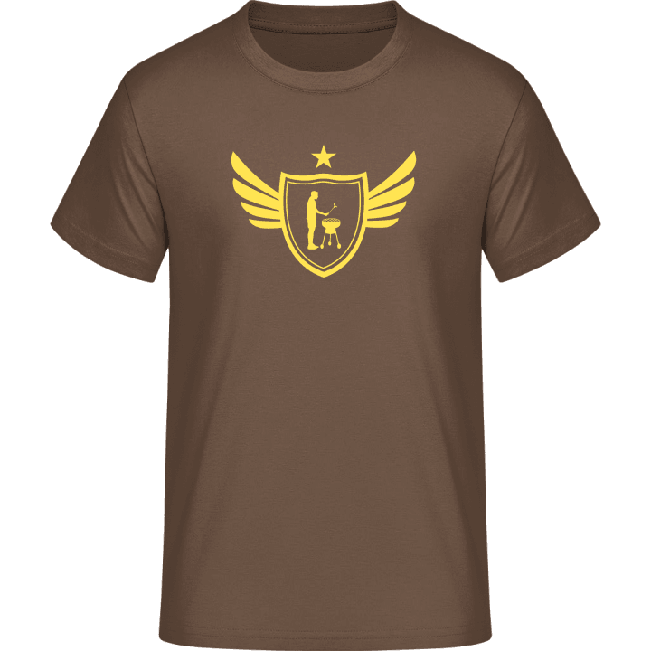 Grill BBQ Star Winged T-Shirt 0 image