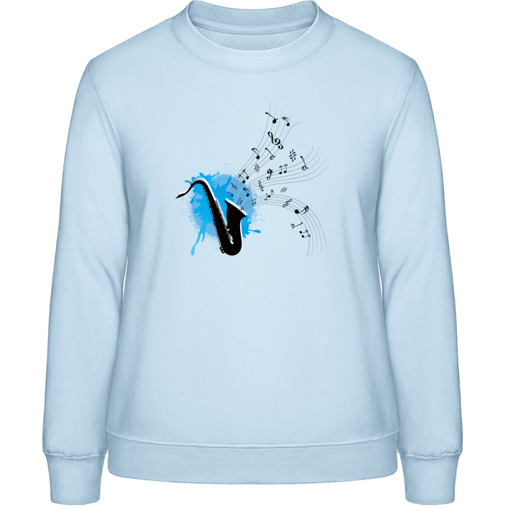 Saxophone Music Sweatshirt för kvinnor contain pic