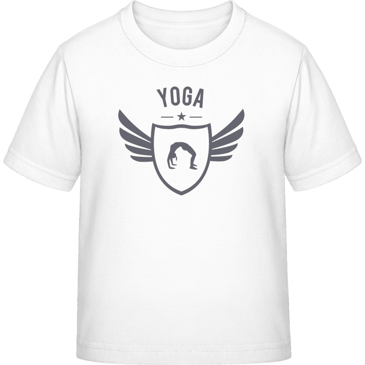 Yoga Winged T-skjorte for barn contain pic