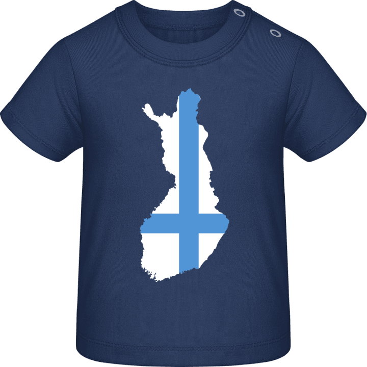 Finlandia mapa Camiseta de bebé contain pic