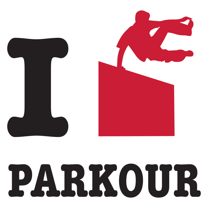 I Love Parkour Stoffpose 0 image