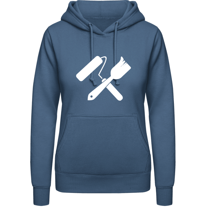 Painter Tols Crossed Vrouwen Hoodie contain pic