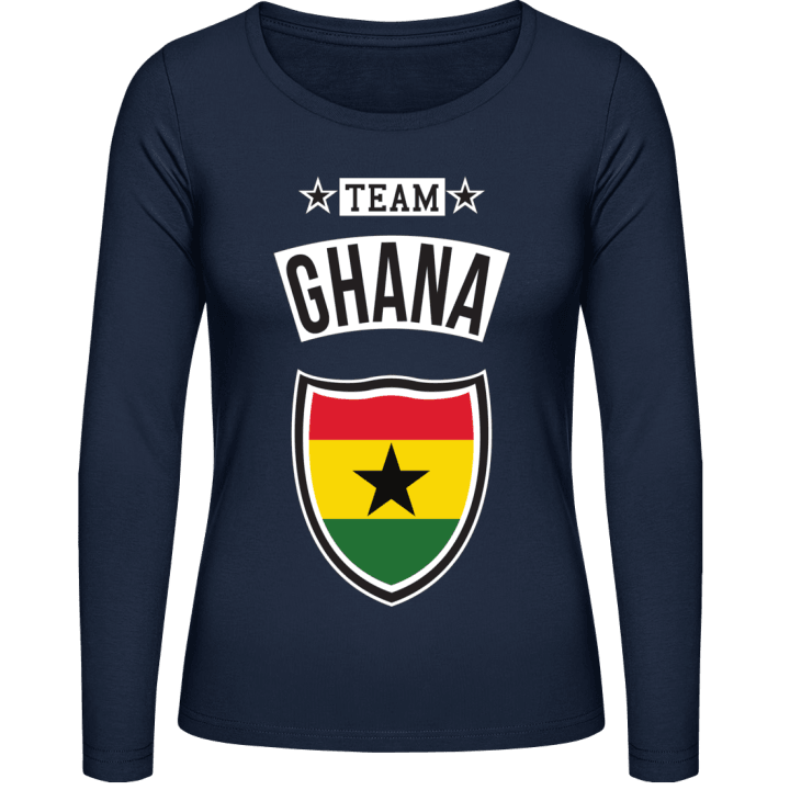 Team Ghana Kvinnor långärmad skjorta contain pic