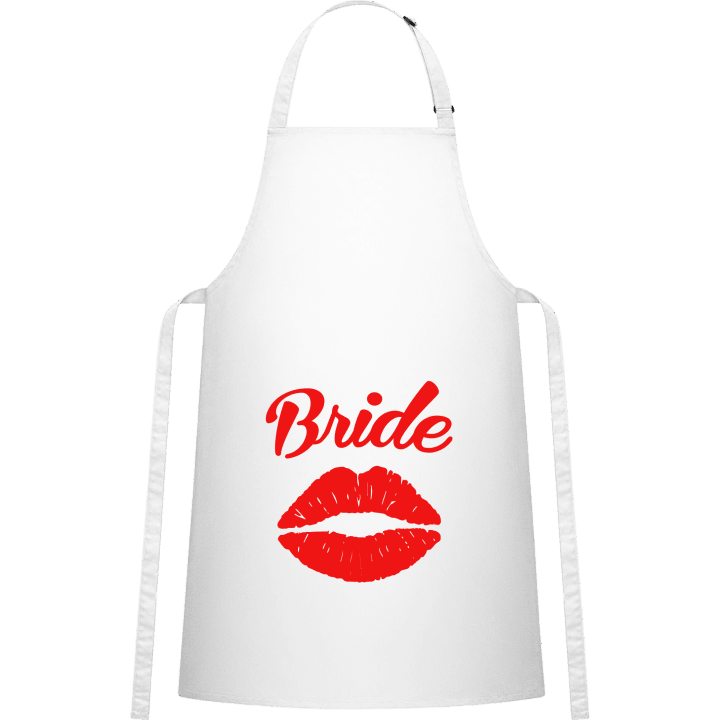 Bride Kiss Lips Delantal de cocina contain pic