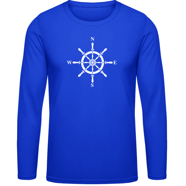North West East South Sailing Navigation Shirt met lange mouwen 0 image