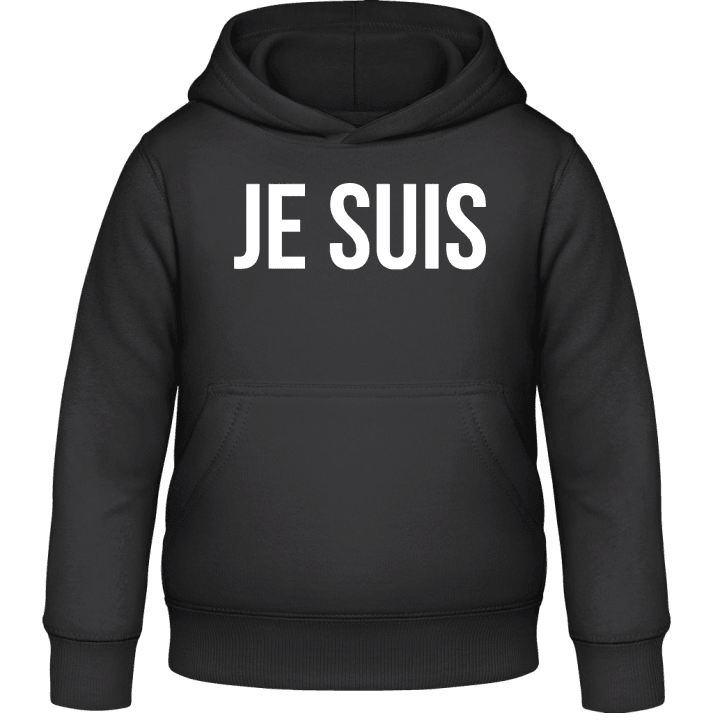 Je Suis + Text Kids Hoodie contain pic
