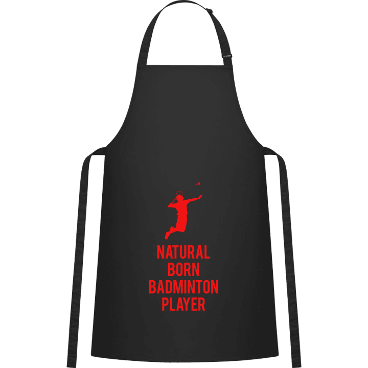Natural Born Badminton Player Delantal de cocina contain pic