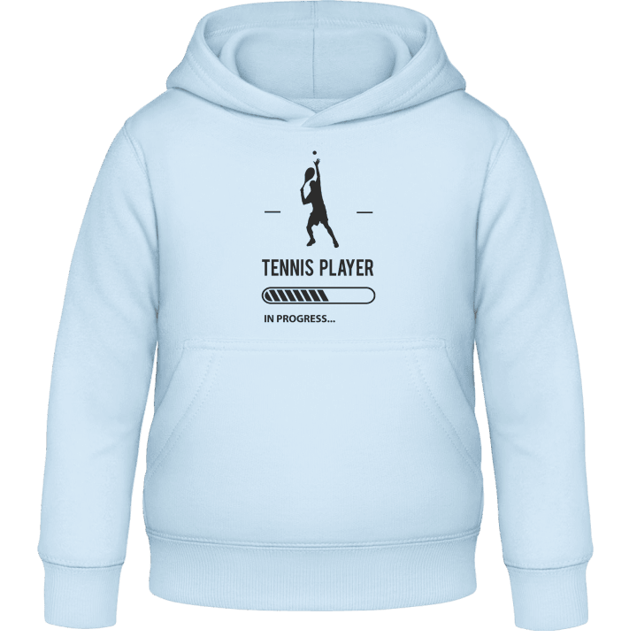 Tennis Player in Progress Kids Hoodie contain pic