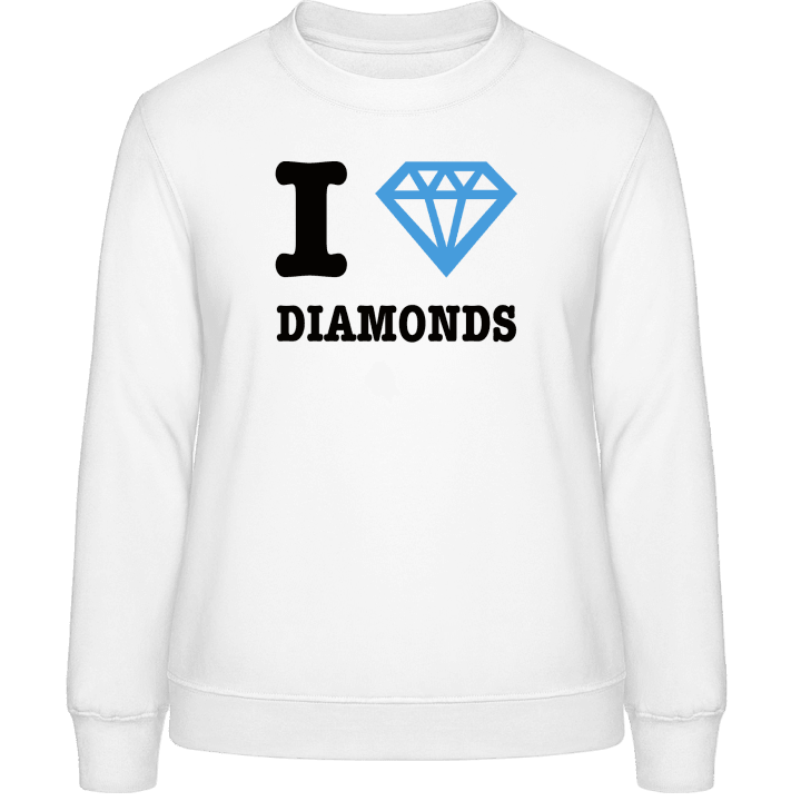 I Love Diamonds Felpa donna 0 image
