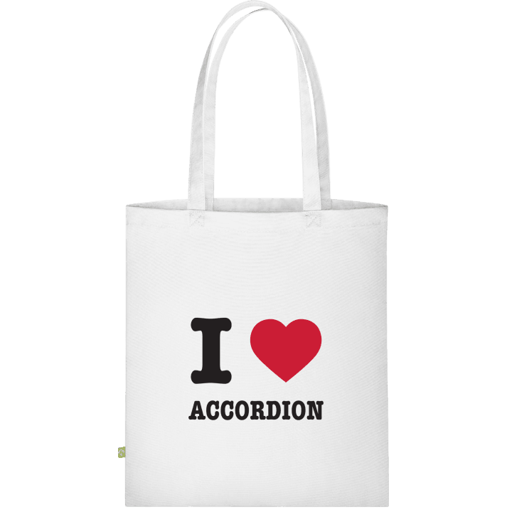 I Love Accordion Stoffen tas contain pic