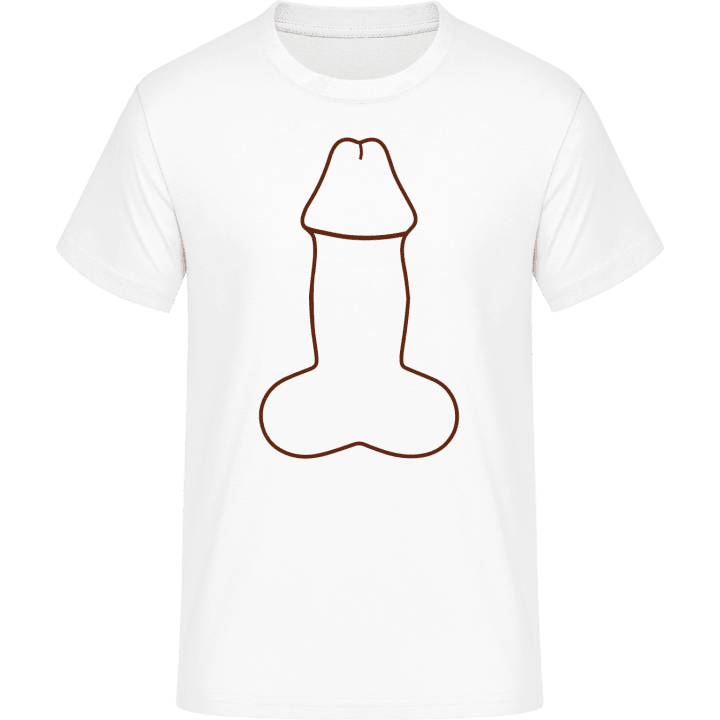 Penis Outline T-skjorte 0 image